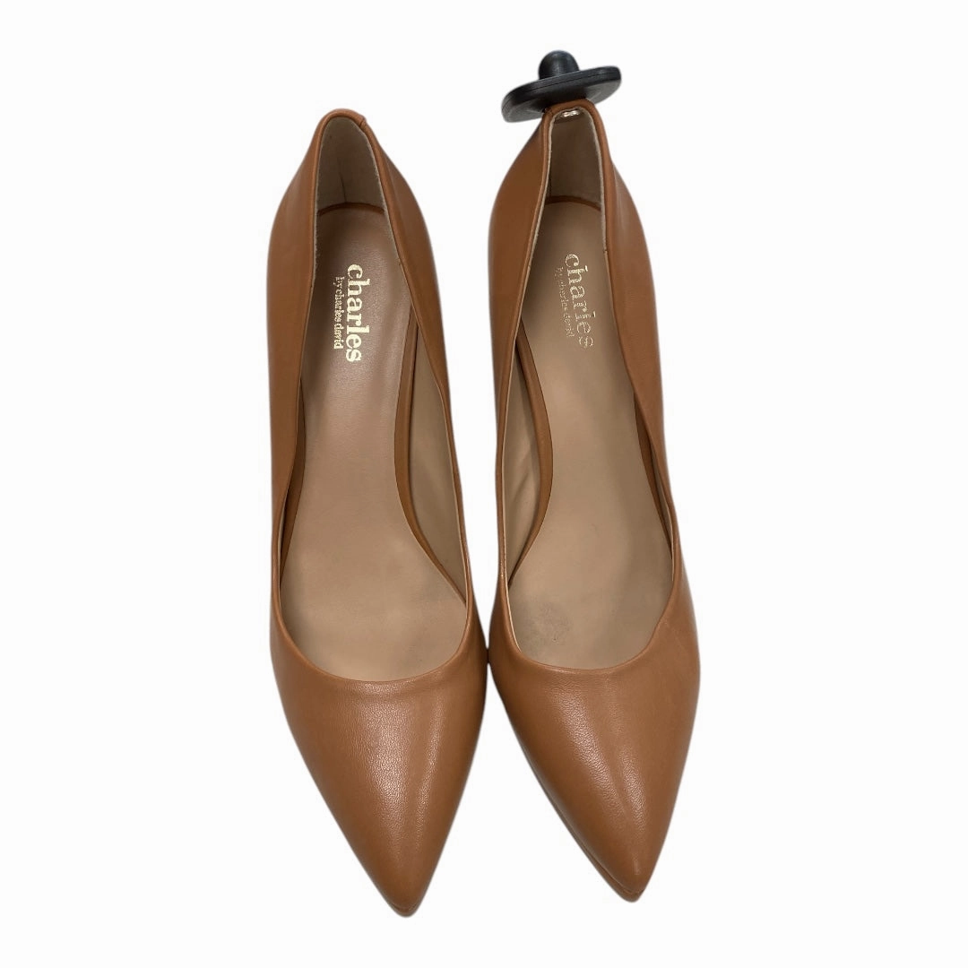 Shoes Heels Stiletto By Charles By Charles David In Brown, Size: 8.5