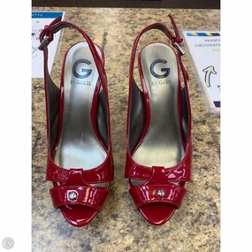 Shoes Heels Stiletto By Guess In Red, Size: 7.5