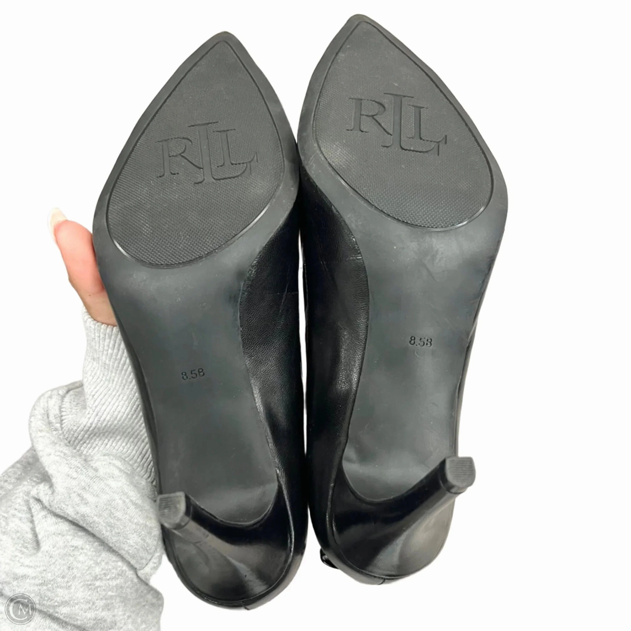 Shoes Heels Stiletto By Lauren By Ralph Lauren In Black, Size: 8.5