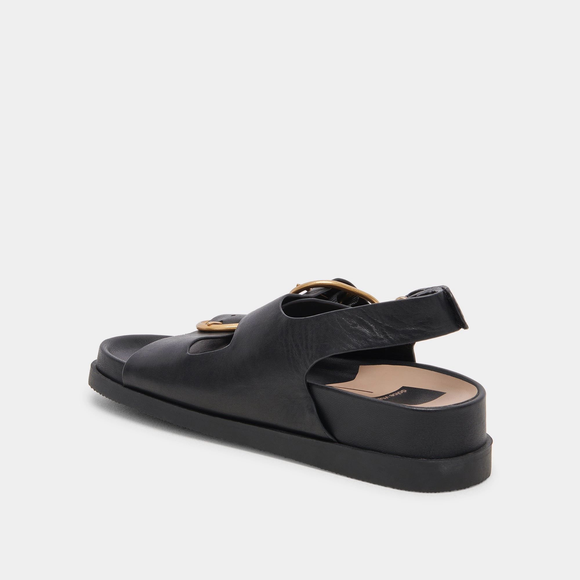 STARLA SANDALS BLACK LEATHER