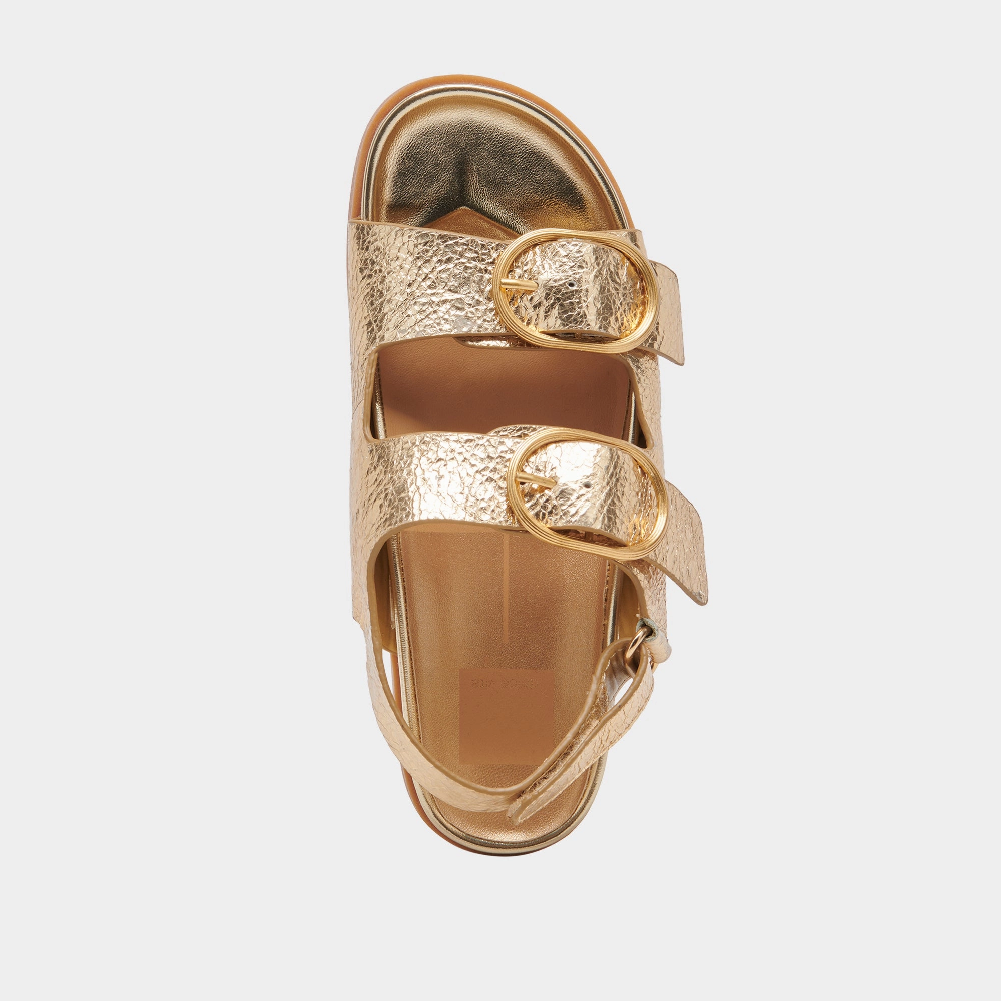 STARLA SANDALS GOLD DISTRESSED LEATHER