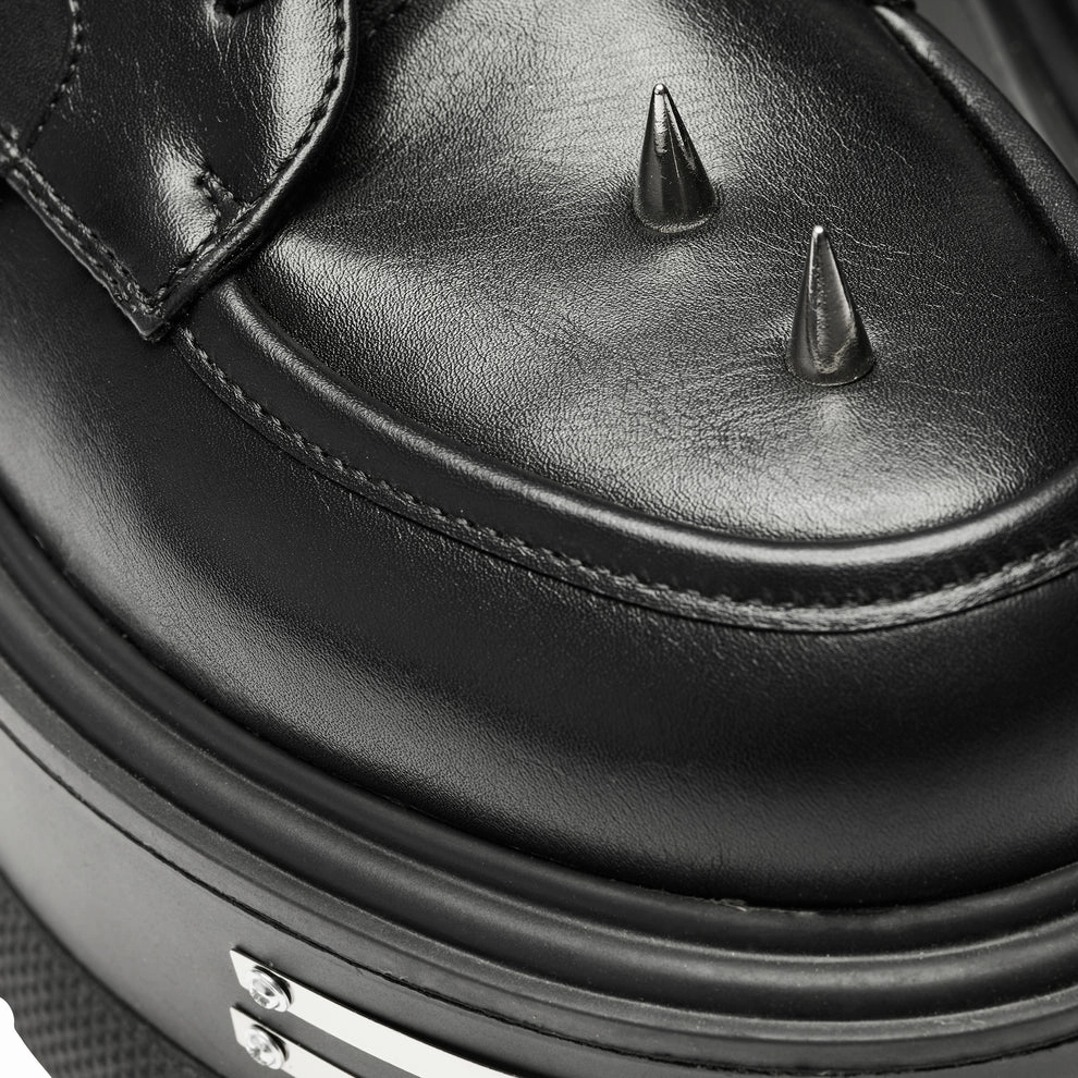 The Silence Men's Platform Grunge Boots - Black