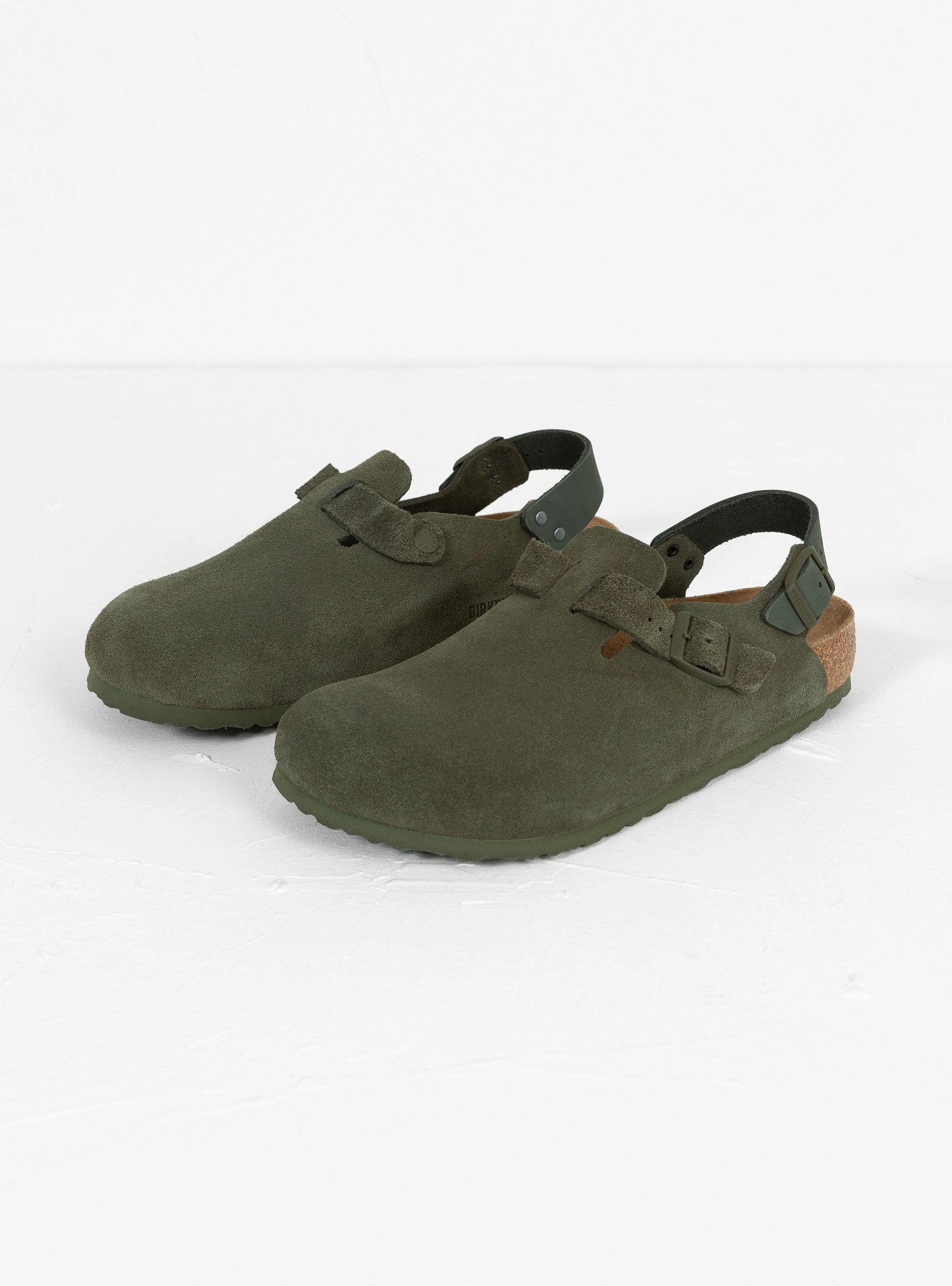 Tokio Suede Sandals Thyme