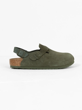 Tokio Suede Sandals Thyme