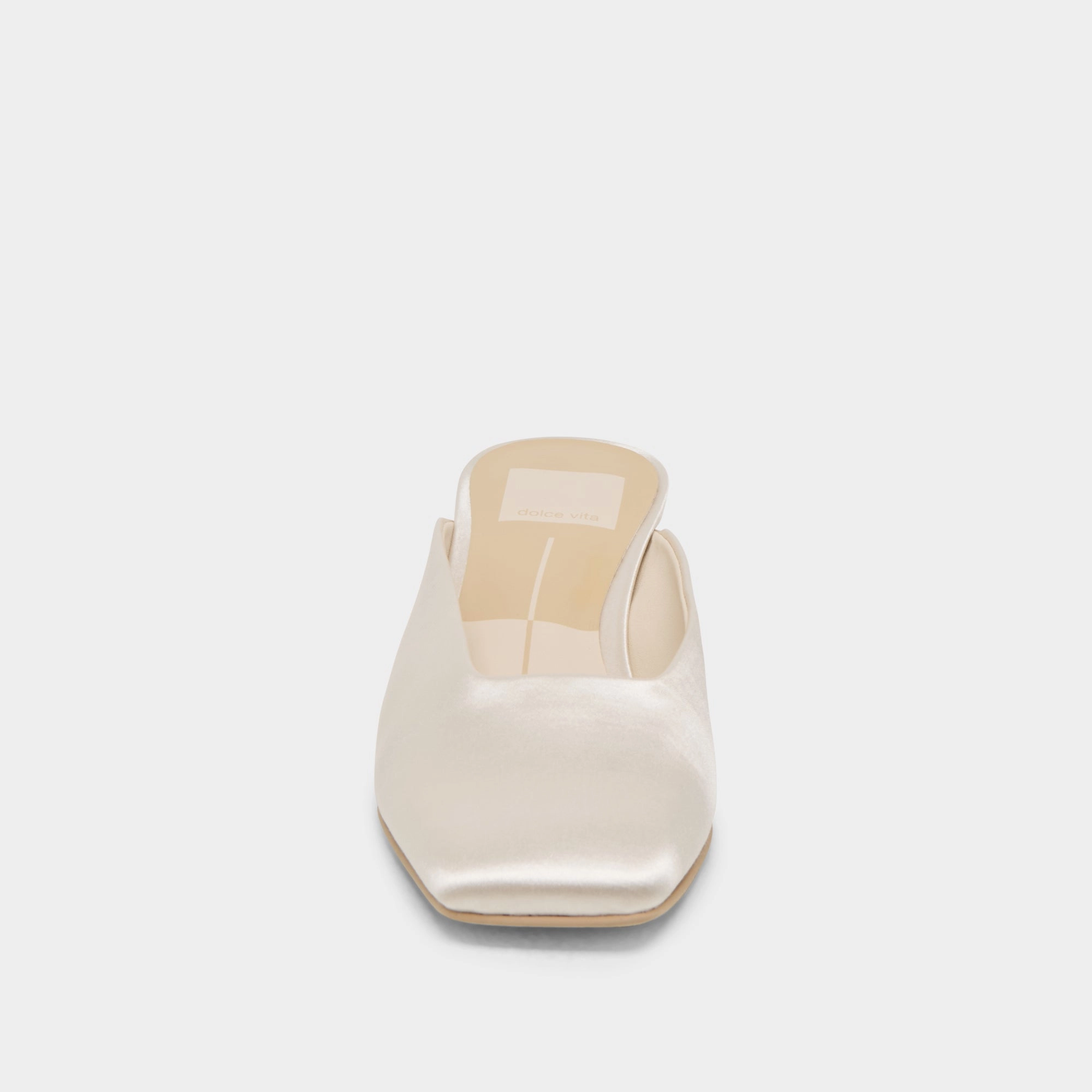UMARA HEELS IVORY SATIN