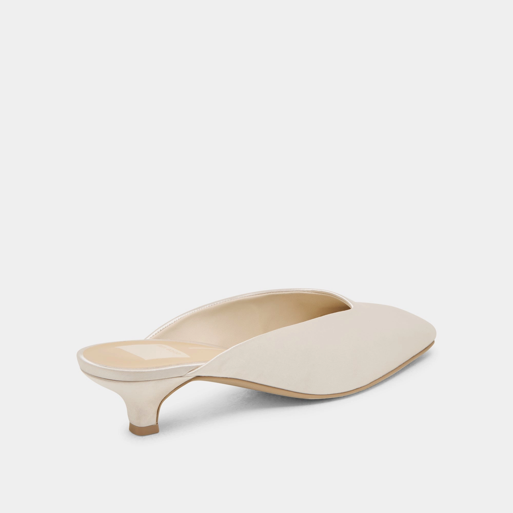 UMARA HEELS IVORY SATIN