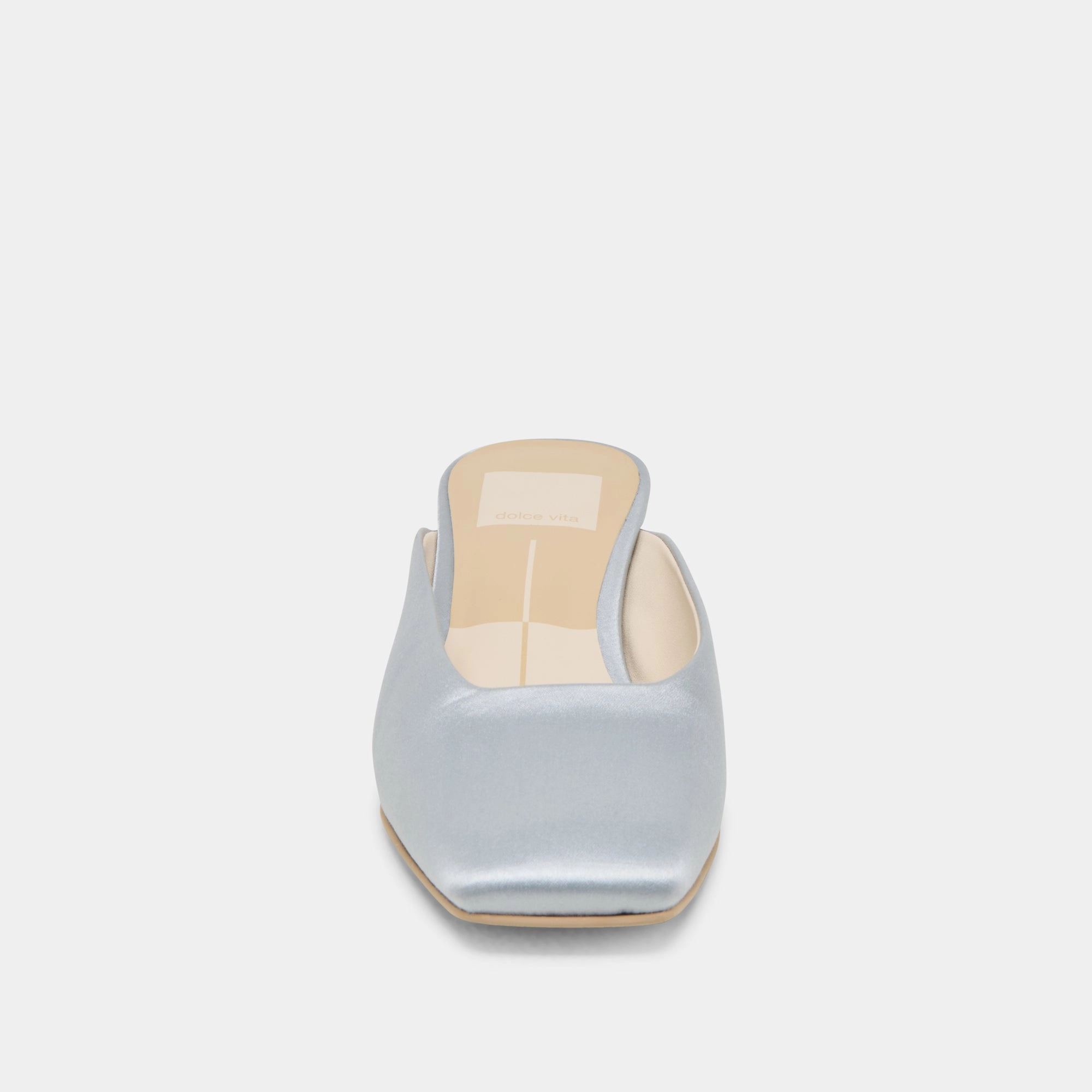 UMARA HEELS LIGHT BLUE SATIN