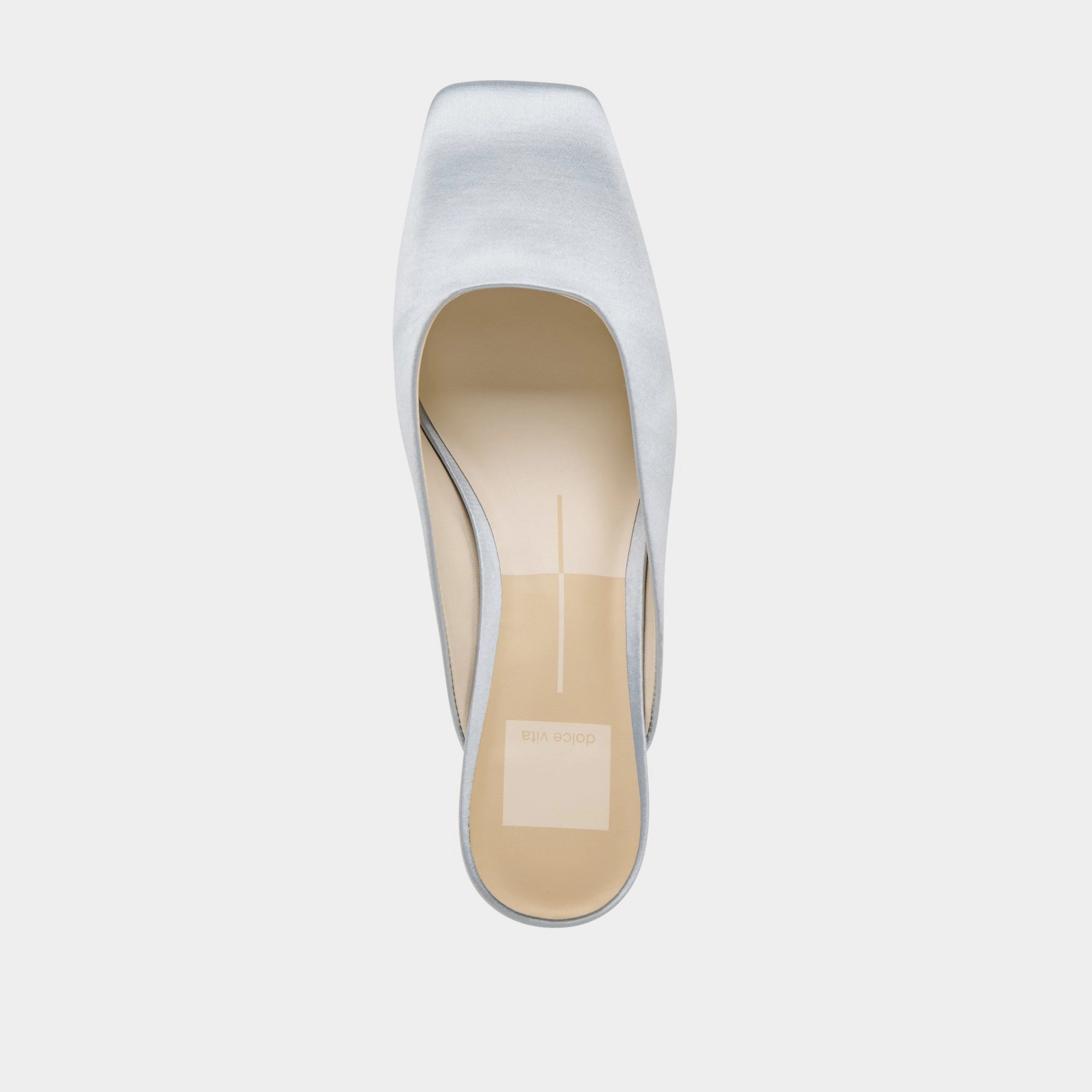 UMARA HEELS LIGHT BLUE SATIN