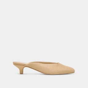 UMARA HEELS LT NATURAL RAFFIA
