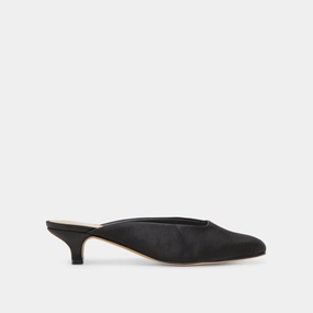 UMARA HEELS ONYX SATIN