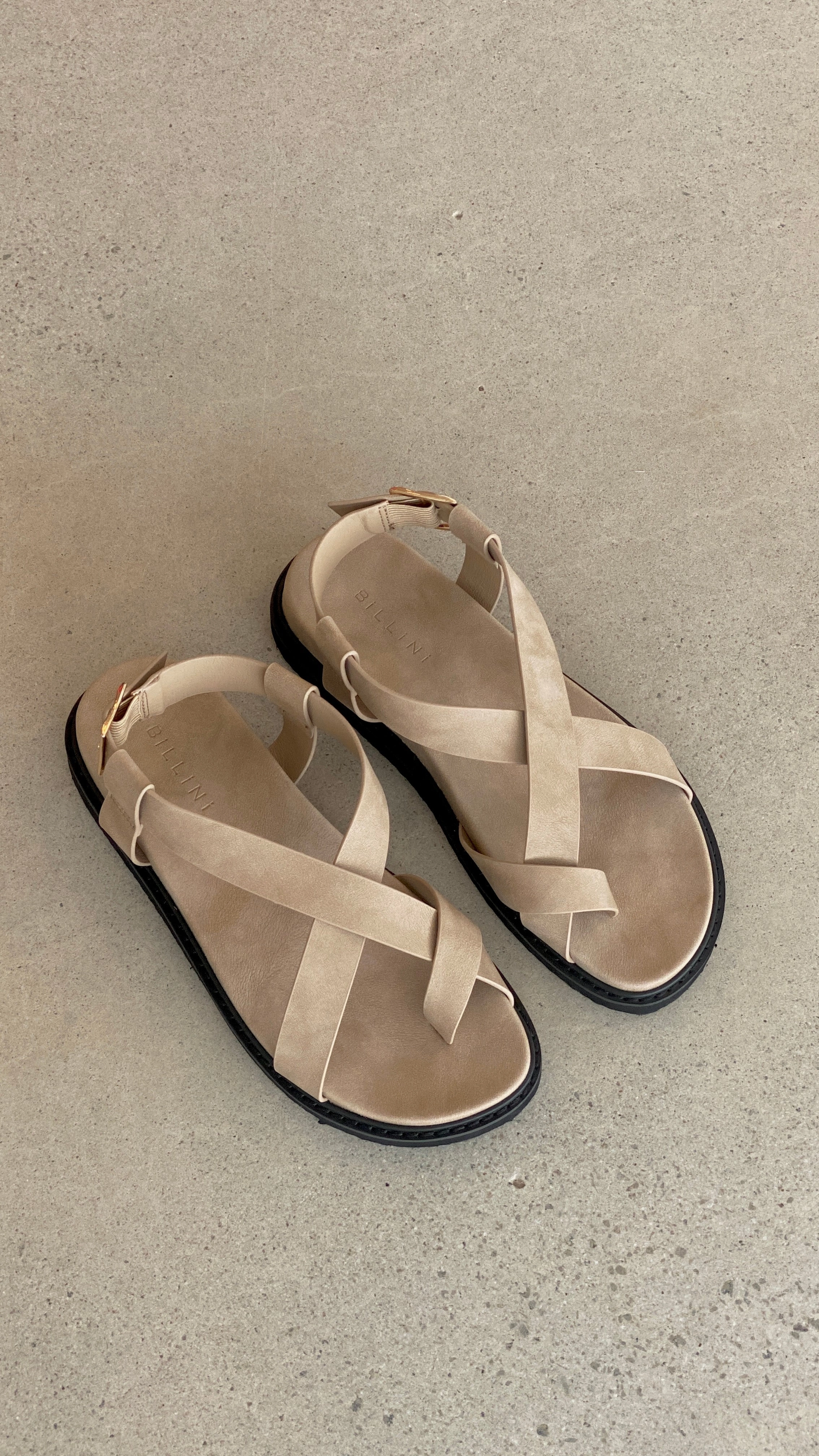 Zarai Slide - Taupe Nubuck